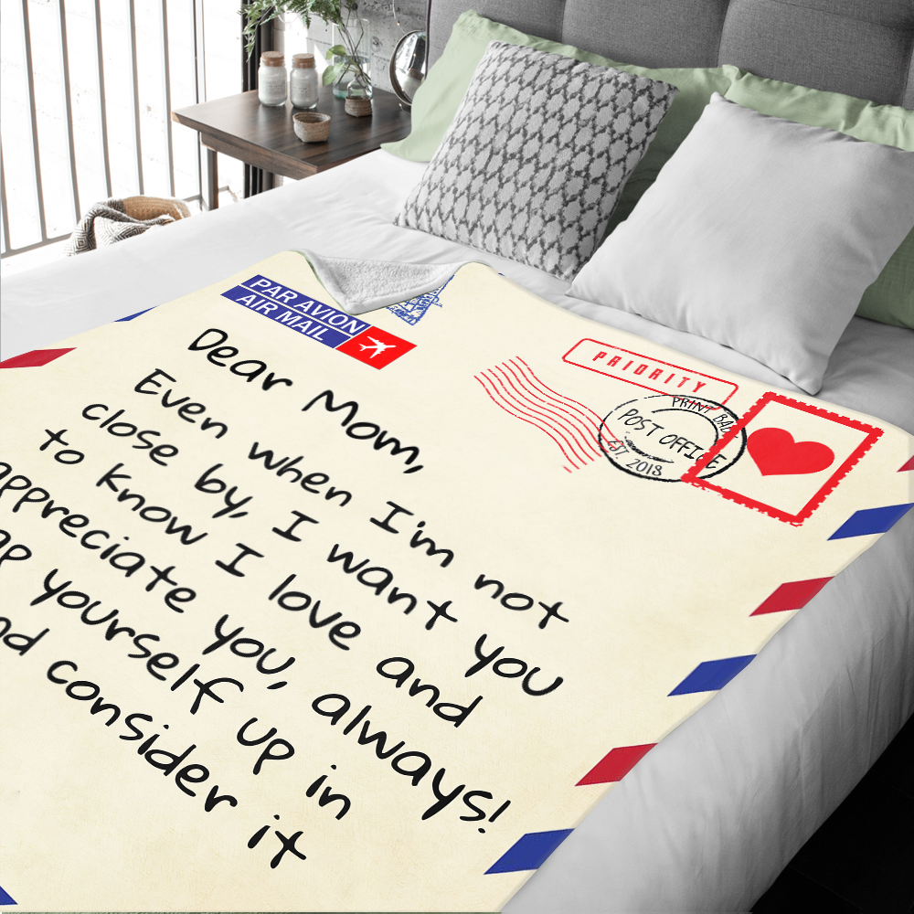 Dear Mom | Fleece Blanket