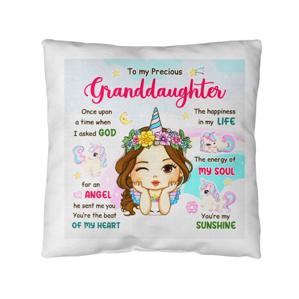 To My Precious  Granddaughter | Pillow collection
